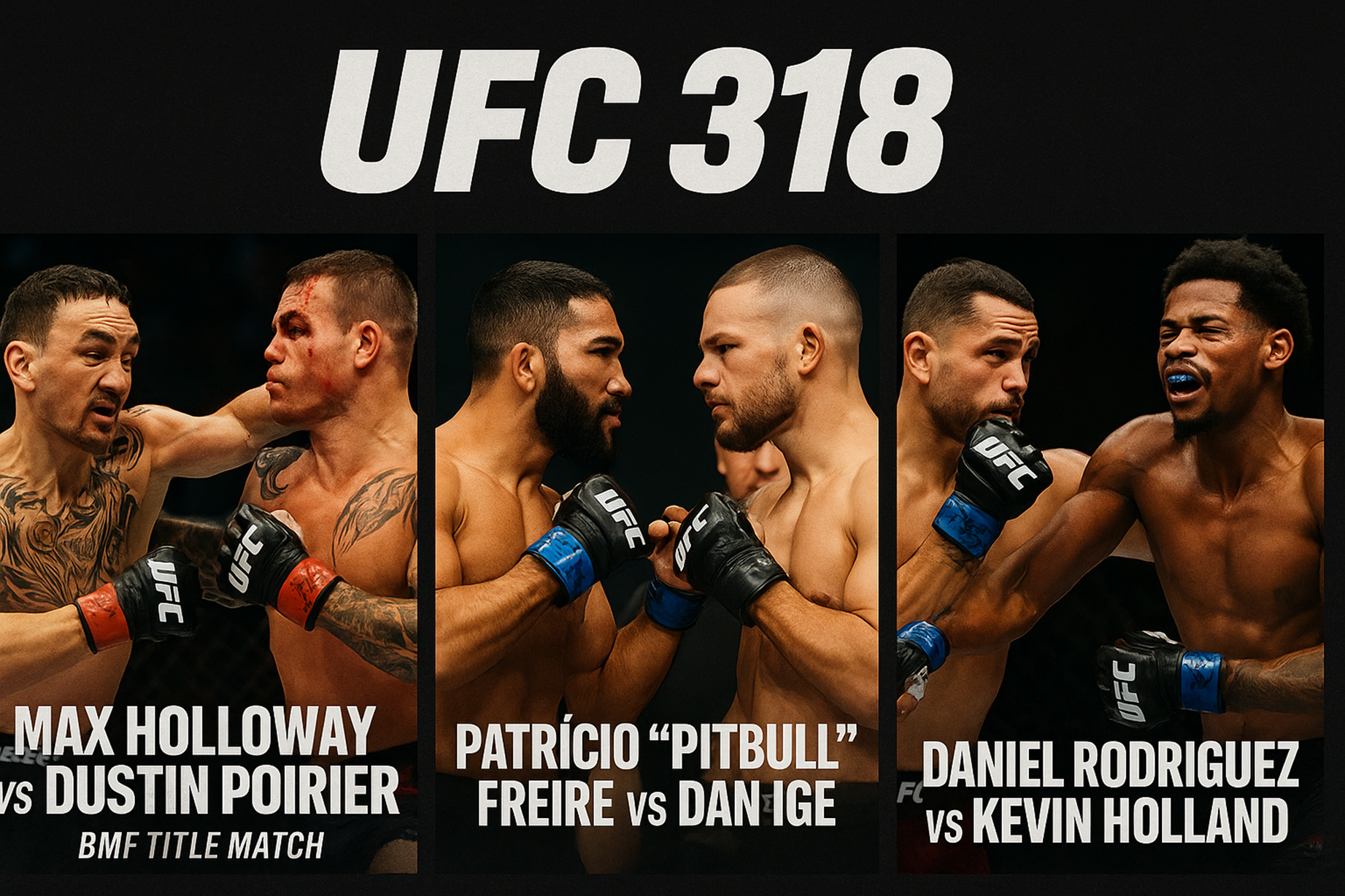 UFC318まとめ！ホロウェイがポイエーに判定勝利！パトリシオもダン・イゲに判定勝利！